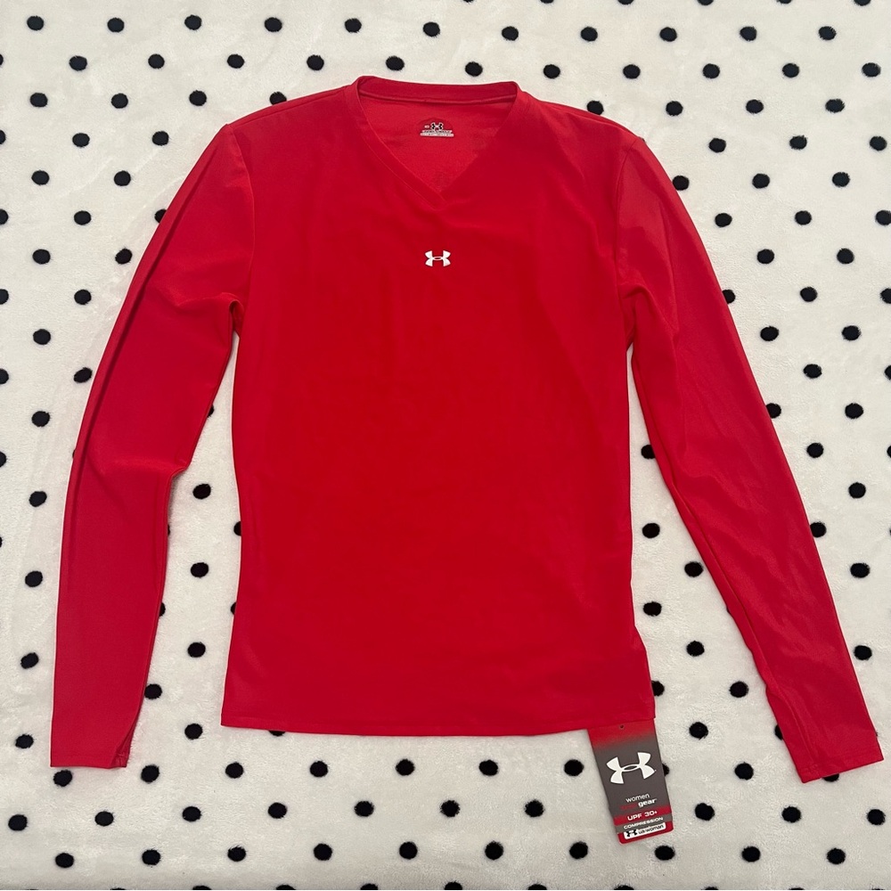 Under Armour Women’s Heat Gear Shirt Size L NWT